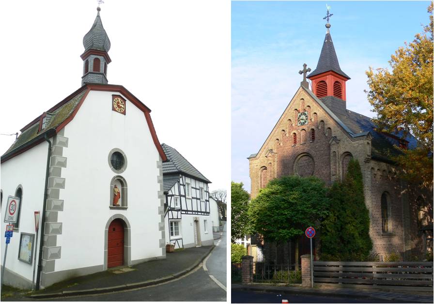 Kapelle St. Josef Gimmersdorf und Kapelle St. Marien Ließem