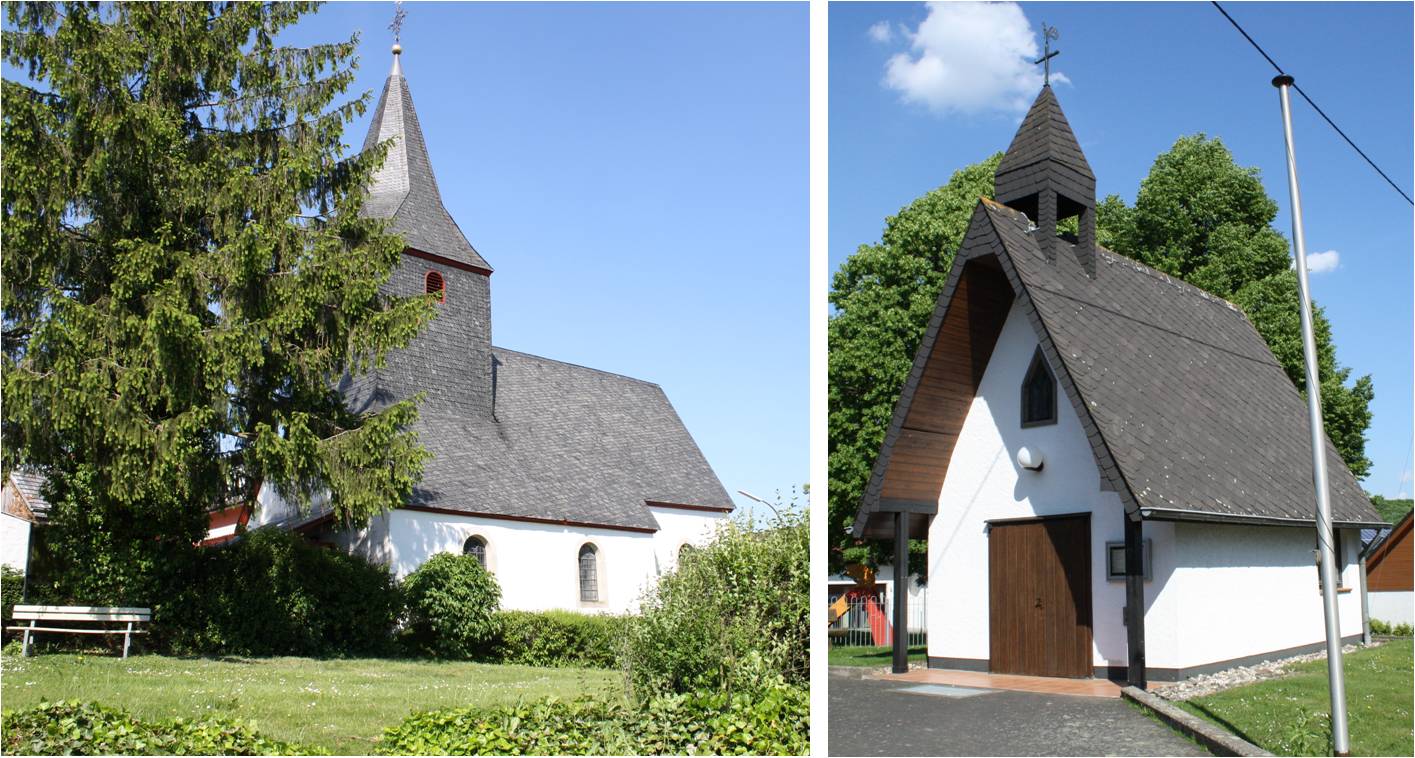 Kapelle St. Jakobus Werthhoven und Kapelle St. Pius Züllighoven